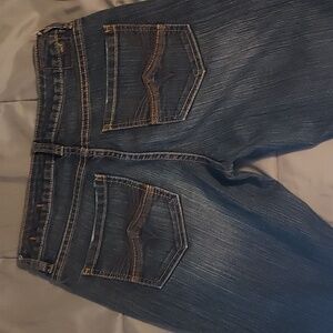 Jag Jeans Dark Blue Straight Leg Women's Jeans